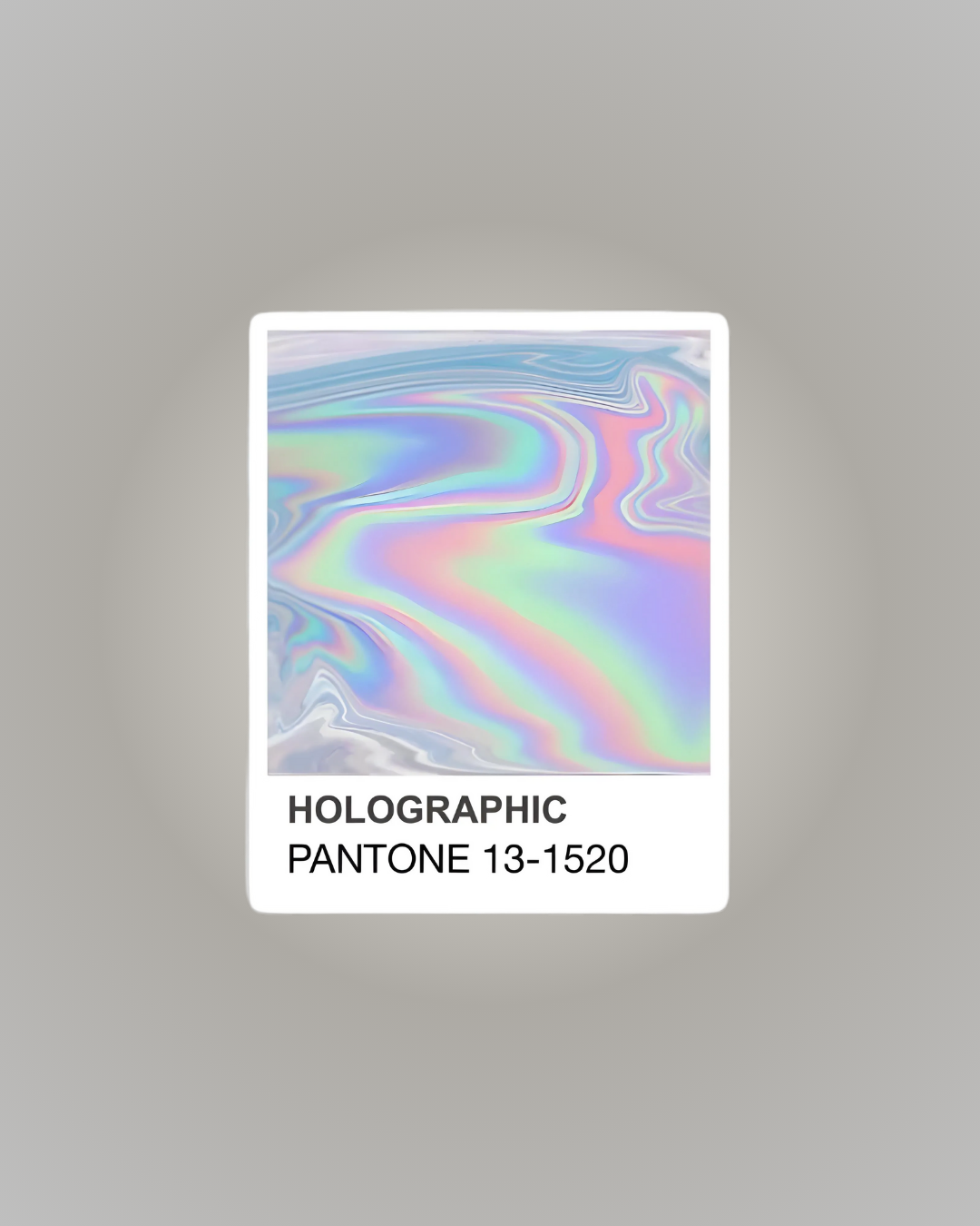 Pantone Holographic Color Swatch, Holographic Laptop sticker – ZenStickers